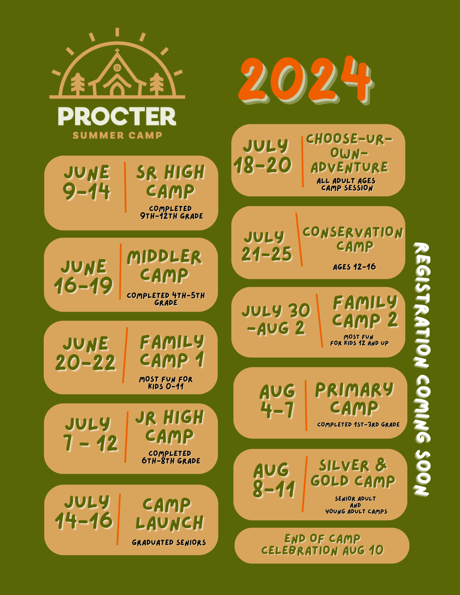 2024 Summer Camp Schedule Announced Dayton Christ Episcopal Church